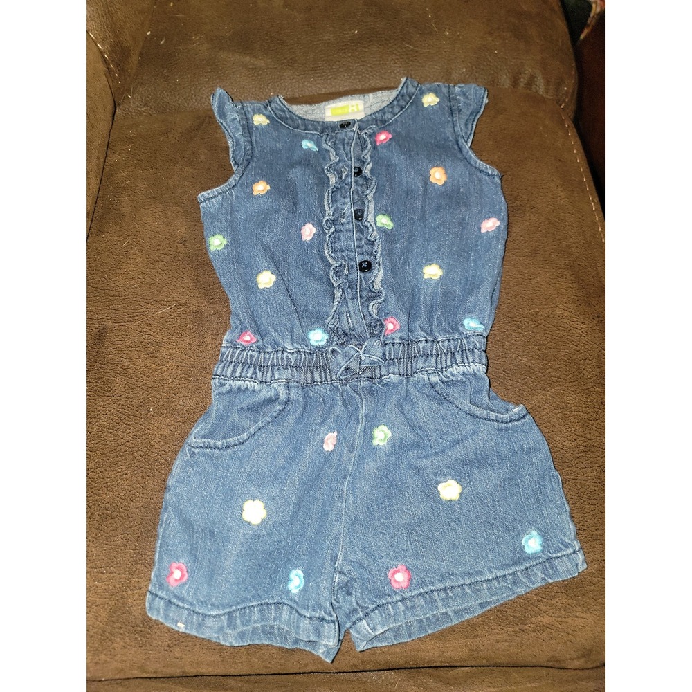 Crazy 8 spring floral romper size 2 years 2t‎